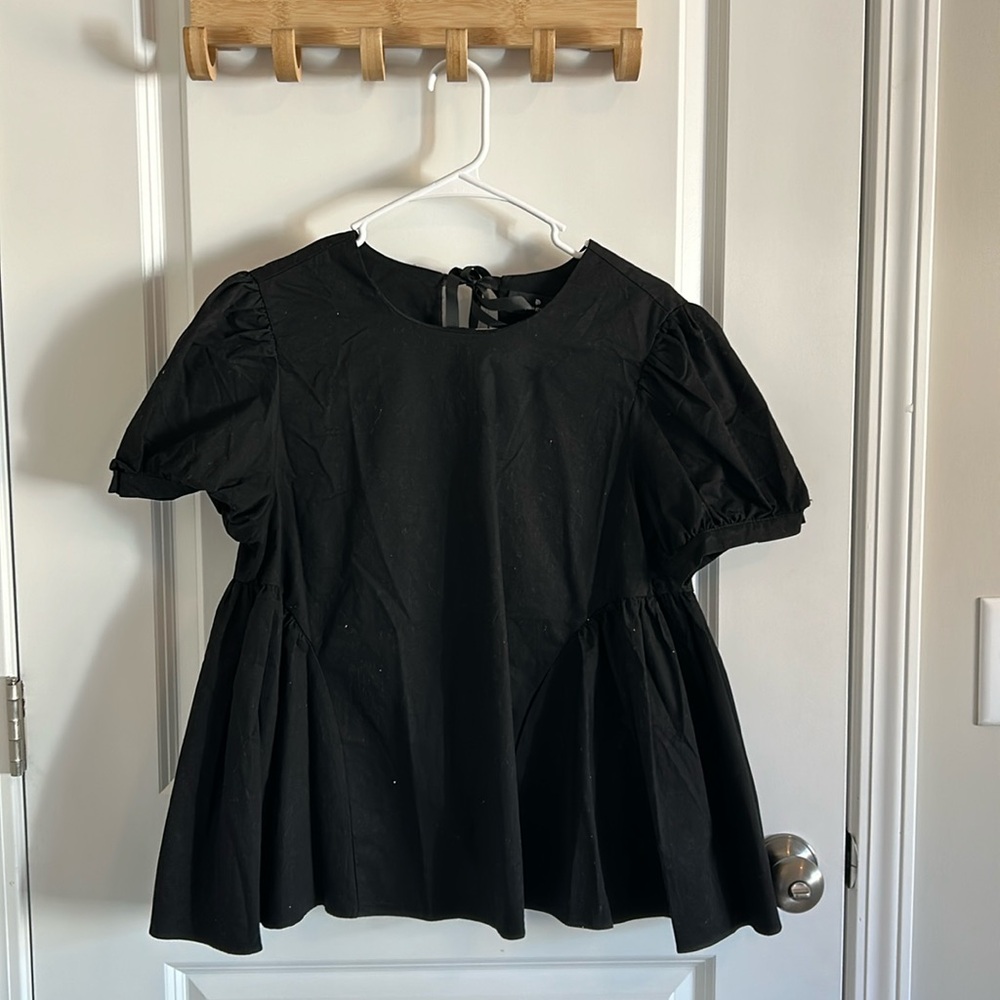 Open/ tie up back black top
